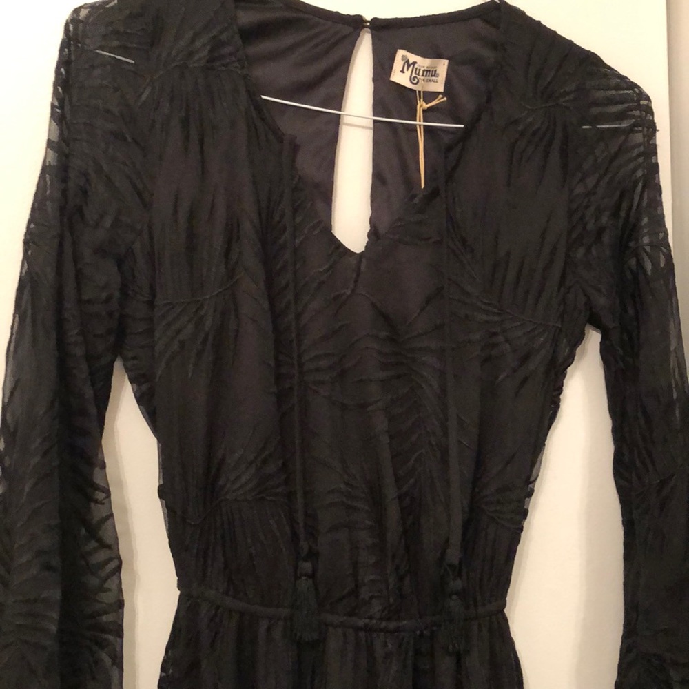 NWT Show Me Your Mumu Black Juliet Maxi Dress XS - Picture 6 of 8
